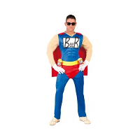 Super beer/bier man verkleedkleding kostuum gespierd   Superheld   heren   carnaval