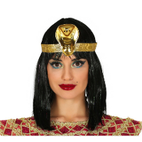 Verkleed haarband Cleopatra   goud   Egypte thema party   Carnaval diadeem