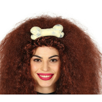 Verkleed haardecoratie bot op clip   holbewoner thema party   Carnaval haar accessoires