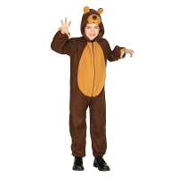 Verkleed kostuum kinderen   bruine beer   Dierenpak   onesie   carnaval