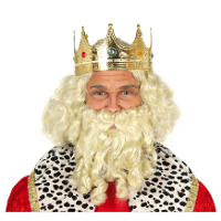 Verkleed kroon koning/koningin   goud   voor volwassenen