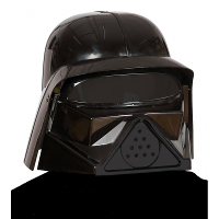 Verkleed masker   Dark lord   helm   zwart   voor volwassen