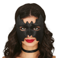Verkleed oogmasker   vleermuis   volwassenen   zwart   Halloween/gemaskerd bal   bat woman