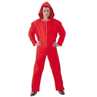 Verkleed overall Papel   rood   voor heren   Spaanse serie verkleed outfit