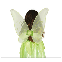 Verkleed vleugels vlinder   groen   voor kinderen   Carnavalskleding/accessoires