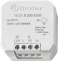 Finder 15.21.8.230.0200 Dimmer (inbouw) Geschikt voor lampen: LED lamp Lichtgrijs
