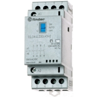 Finder 22.34.0.012.4640 Contactor 2x NO, 2x NC 12 V/DC, 12 V/AC 25 A Tray 1 stuk(s)
