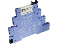 Finder 38.51.0.024.5060 Relaismodule 1 Stuks Nominale Spanning: 24 V/dc, 24 V/ac Schakelstroom (max.): 6 A 1x Wisselcontact