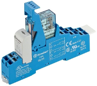 Finder 48.P5.9.024.0050 Koppelrelais 24 V/DC 8 A 2x wisselcontact 1 stuk(s)