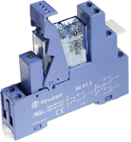 Finder 49.52.8.012.0060 Relaismodule Nominale spanning: 12 V/AC Schakelstroom (max.): 8 A 2x wisselcontact 1 stuk(s)