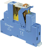 Finder 4C.02.8.024.0060 Relaismodule Nominale spanning: 24 V/AC Schakelstroom (max.): 8 A 2x wisselcontact 1 stuk(s)