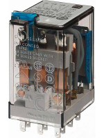 Finder 55.33.9.024.0010 Steekrelais 24 V/DC 10 A 3x wisselcontact 1 stuk(s)