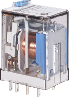 Finder 55.34.9.012.0040 Steekrelais 12 V/DC 7 A 4x wisselcontact 1 stuk(s)