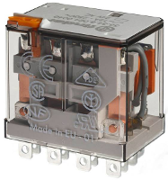 Finder 56.34.9.220.0040 Steekrelais 220 V/DC 12 A 4x wisselcontact 1 stuk(s) Tray
