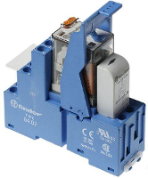 Finder 58.32.8.024.0060 Relaismodule Nominale spanning: 24 V/AC Schakelstroom (max.): 10 A 2x wisselcontact 1 stuk(s)