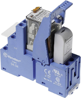Finder 58.34.8.024.5062 Relaismodule Nominale spanning: 24 V/AC Schakelstroom (max.): 7 A 4x wisselcontact Tray 1 stuk(s)