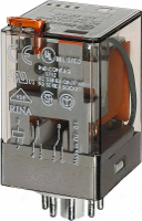 Finder 60.12.8.024.0040 Steekrelais 24 V/AC 10 A 2x wisselcontact 1 stuk(s)