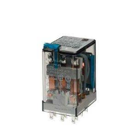 Finder 60.12.8.230.0040 Steekrelais 230 V/AC 10 A 2x wisselcontact 1 stuk(s)