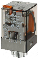 Finder 60.12.8.230.0050 Steekrelais 230 V/AC 10 A 2x wisselcontact 1 stuk(s)