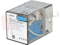 Finder 60.13.9.024.0040 Steekrelais 24 V/DC 10 A 3x wisselcontact 1 stuk(s)
