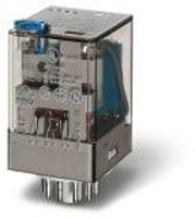 Finder 60.13.9.125.0040 Steekrelais 125 V/DC 10 A 3x wisselcontact 1 stuk(s)