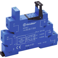 Finder 93.02.0.024 Relaissocket Geschikt voor serie: Finder serie 41 Finder 41.52, Finder 41.61 (L x b x h) 77.1 X 14 x 89.7 Mm Piece 1 stuk(s)