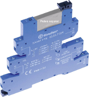 Finder 93.63.3.125 Relaissocket Met houderbeugel, Met LED, Met EMC ontstoringsschakeling Geschikt voor serie: Finder serie 34 Finder 34.51, Finder 34.81 1