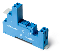 Finder 97.01.0 Relaissocket Met houderbeugel Geschikt voor serie: Finder serie 46 Finder 46.61 (L x b x h) 64.9 X 15.8 X 82.9 Mm Piece 1 stuk(s)