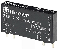 Finder Halfgeleiderrelais 34.81.7.024.8240 20 Schakelspanning (max.): 275 V/AC Schakelend bij overbelasting 1 stuk(s)