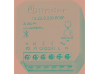 Finder YESLY 2 kanaals Draadloze schakelactor 13.22.8.230.B000 Grijs