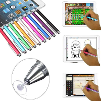 Fine Point Round Thin Tip Capacitive Stylus Pen for Tablet Cellphone
