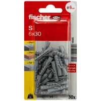 Fischer 045485 S 6 K NV Plug 30 mm 1 set(s)