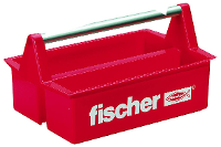 Fischer 060524 WZK Gereedschapskist (leeg) Rood