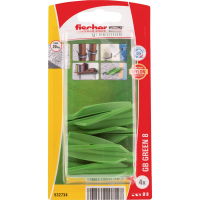 Fischer 532734 GB Green 8 K NV Gasbetondeuvel 50 mm 8 mm 1 set(s)