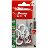 Fischer 535481 DuoPower 6 x 30 RH N K NV Pluggenset 30 mm 6 mm 1 set(s)