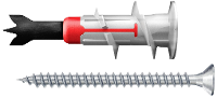 Fischer 545684 DuoBlade S K NV Gipsplaatplug 1 set(s)