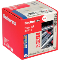 Fischer 572920 DuoHM 4x55 S PH PZ Hollewandplug 55 mm 25 stuk(s)