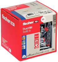Fischer 572924 DuoHM 5x55 S PH TX Hollewandplug 55 mm 25 stuk(s)