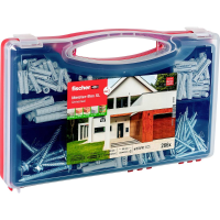 Fischer 577866 Meister Box XL Universal + S Assortimentsdoos pluggen 30 mm, 40 mm, 50 mm 266 onderdelen