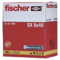Fischer SX 8 x 40 Spreidplug 40 mm 8 mm 70008 100 stuks