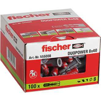Fischer DuoPower 8x40 100 stuks