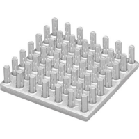Fischer Elektronik 10006864 ICK S 36 x 36 x 20 Koellichaam 3.2 K/W (l x b x h) 36.4 X 36.4 X 20 mm