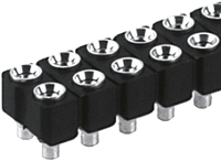 Fischer Elektronik Female header (precisie) Aantal rijen: 2 Aantal polen per rij: 20 MK 220 SMD/ 40 1 stuk(s)