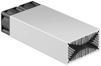 Fischer Elektronik LAM4D 50 05 Axiaalventilator 5 V/DC 10 m³/h (l x b x h) 50 x 80.8 X 40 mm
