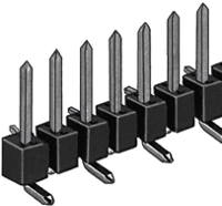 Fischer Elektronik Male header (standaard) Aantal rijen: 1 Aantal polen per rij: 20 SL 10 SMD 062/ 20/Z 1 stuk(s)