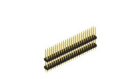 Fischer Elektronik Male header (standaard) Aantal rijen: 2 10051430 10 stuk(s)