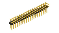 Fischer Elektronik Male header (standaard) Aantal rijen: 2 10058978 10 stuk(s)