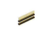Fischer Elektronik Male header (standaard) Aantal rijen: 2 SL1412242G 10 stuk(s)