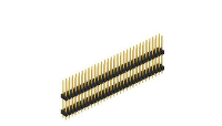 Fischer Elektronik Male header (standaard) Aantal rijen: 2 SL1414762G 10 stuk(s)