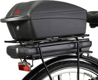 FISCHER FAHRRAD Fietsmand, achter Zwart
